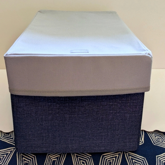 Thirty One Your Way Rectangle Organizer Shelf Box 31 Charcoal Gray Lid - Picture 3 of 8